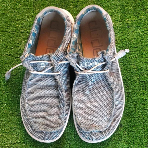 Hey Dude Wally Sox - Ice Grey - Mens Slip on Shoes - Picture 1 of 13